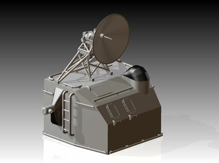 MK37 Director with MK25 radar 1/96 3d printed