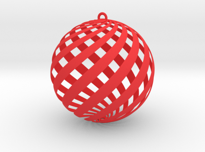 Holiday Decoration Loxo Ball 3d printed 