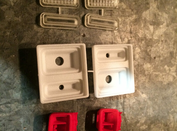 027002-02 Blackfoot & F150 Headlight Housing 3d printed Complete set (led retainer not shown but is included)