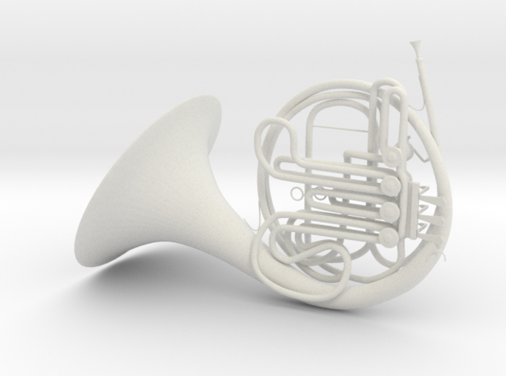 French Horn 3d printed