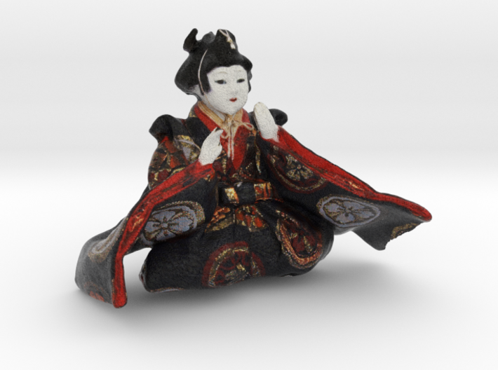 The Japanese Hina Doll-2 3d printed
