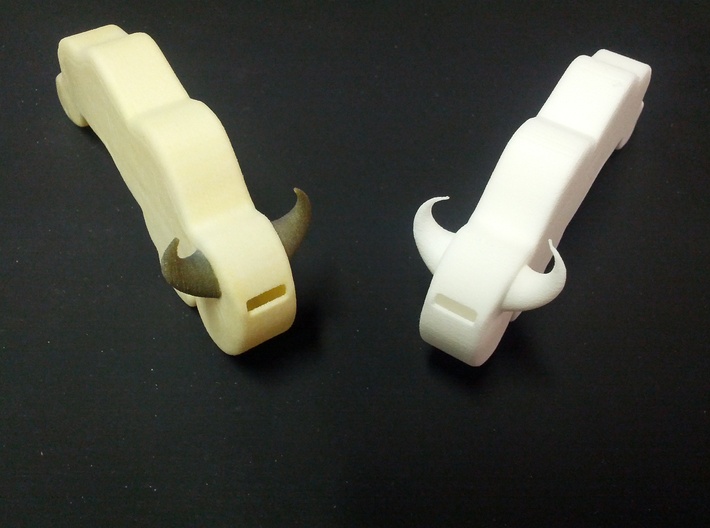 Bison Whistle 3d printed 
