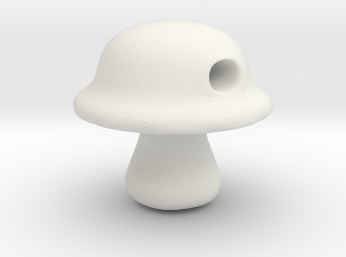 Baby Portabella Mushroom Bead 3d printed
