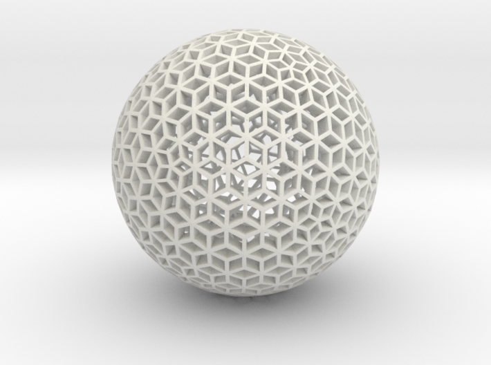 Diamond Sphere Mesh 3d printed