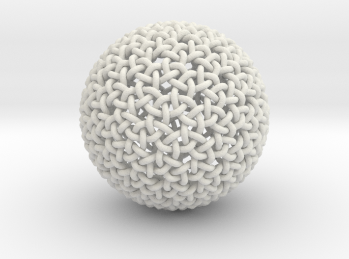Dense Weave Sphere 3d printed