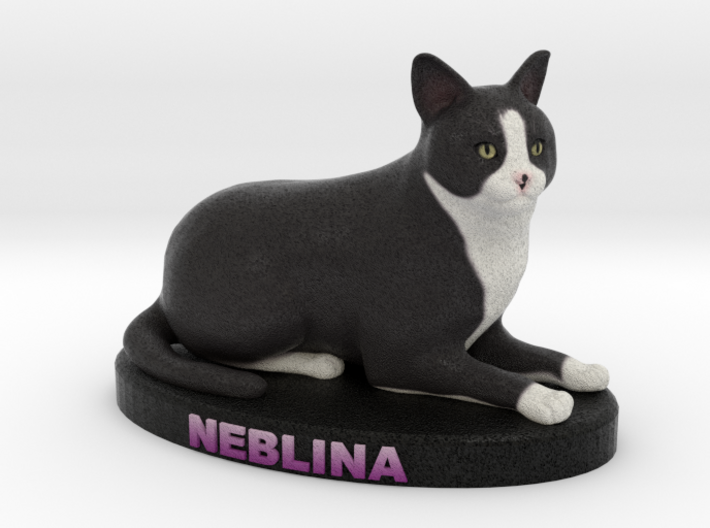 Custom Cat Figurine - Neblina 3d printed