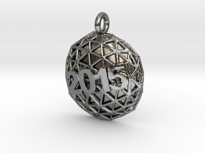 New Year Ball 2015 3d printed