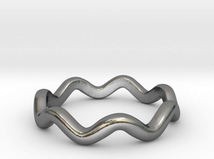 Zig Zag Ring. US Size 6 3d printed