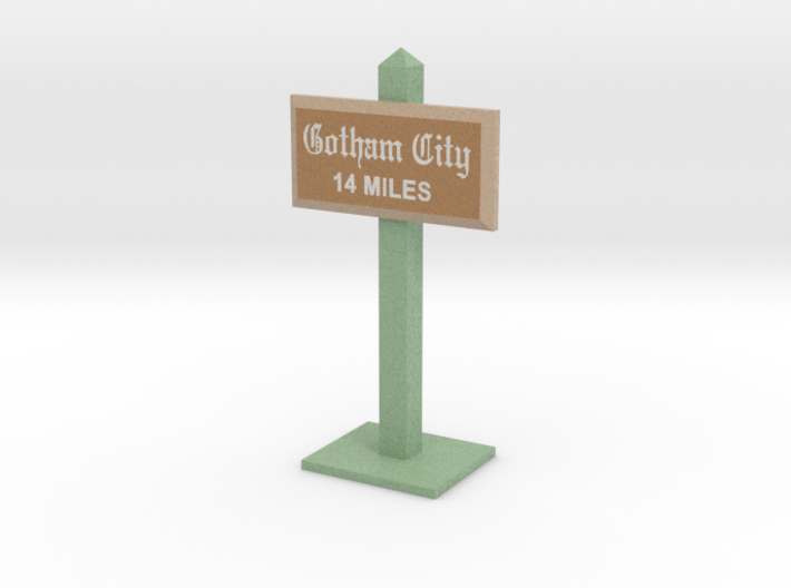 Gotham City Sign 3d printed 
