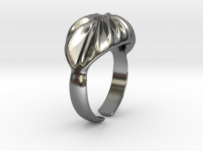 Ring Wave, size 16.8 3d printed