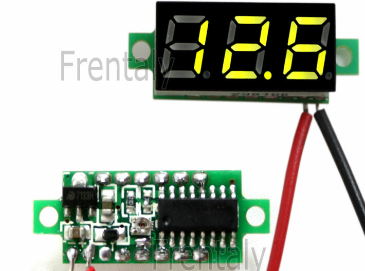 Mosfet Volt Meter V3a2a1 3d printed THIS TYPE OF METER BEZEL