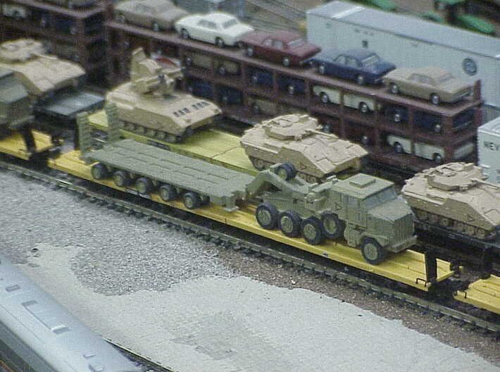 HETS M1070 / M1000 Truck &amp; Trailer 1/160 / N-Scale 3d printed thank you Brian!