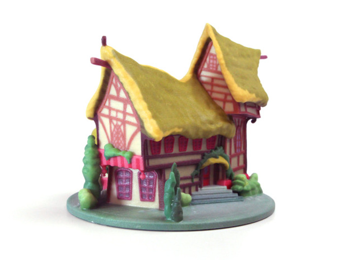 My Little Pony - Ponyville House (≈90mm tall) 3d printed 