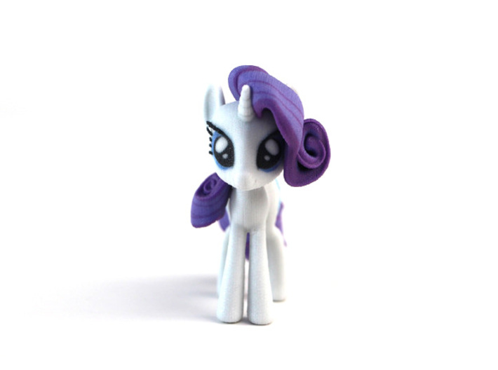 My Little Pony - Rarity (≈75mm tall) 3d printed 