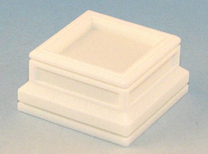 20mm Square Plinth 3d printed