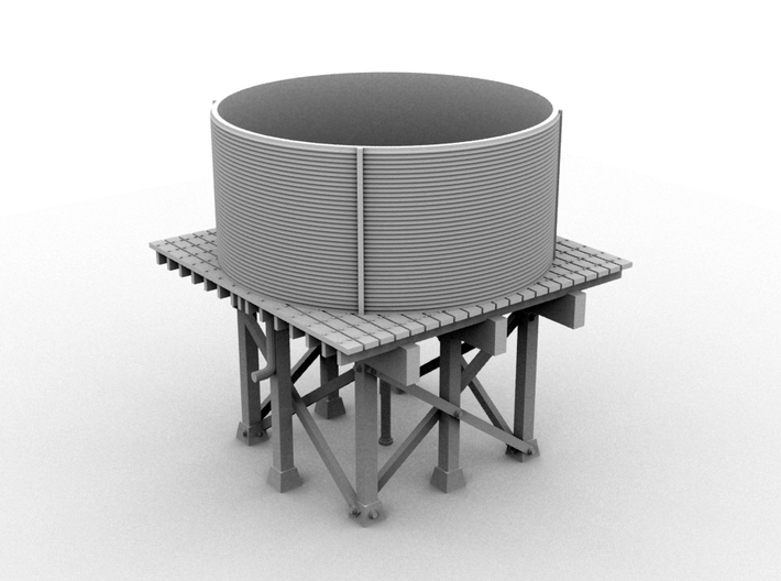 VR Narrow Gauge 10,000 gallon Water Tank(HO/1:87) 3d printed 