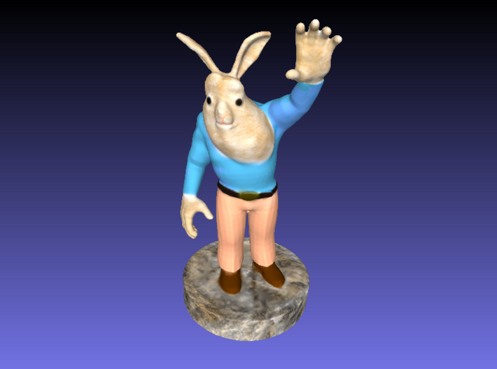 Buck Bunny Rabbit Full Color 3D Printer By Space3D 3d printed 