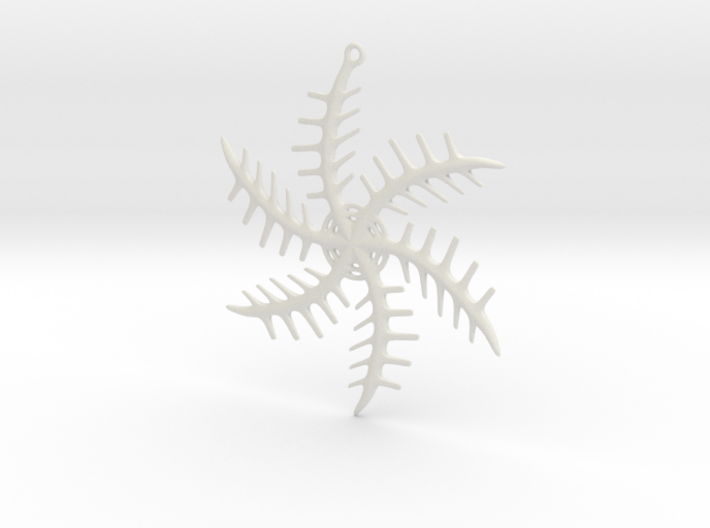Ornament, Snowflake 001 3d printed