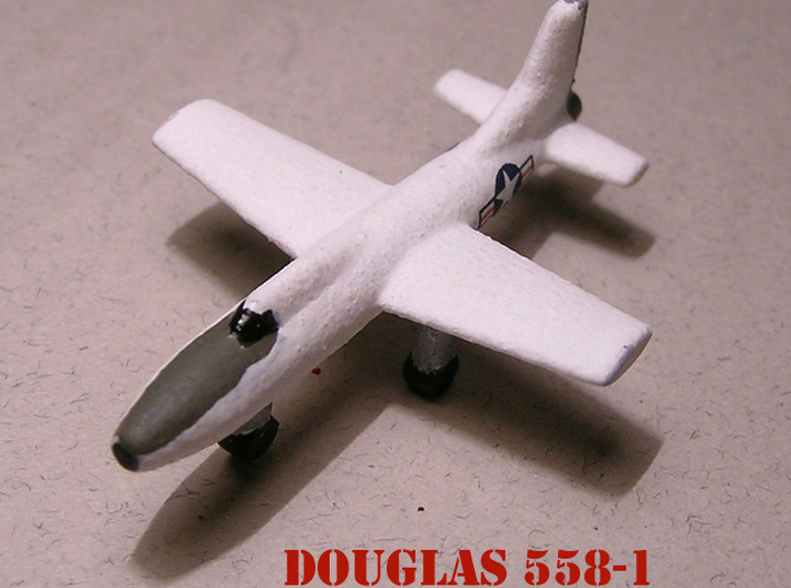 1/285 Experimental Aircraft Set 6 3d printed Model paint and decal work by Fred Oliver. Image provided by Fred Oliver.