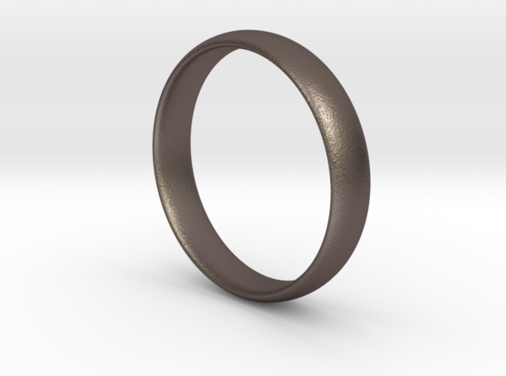 Ring - Basic Band - Comfort Fit - Size 8.5 3d printed
