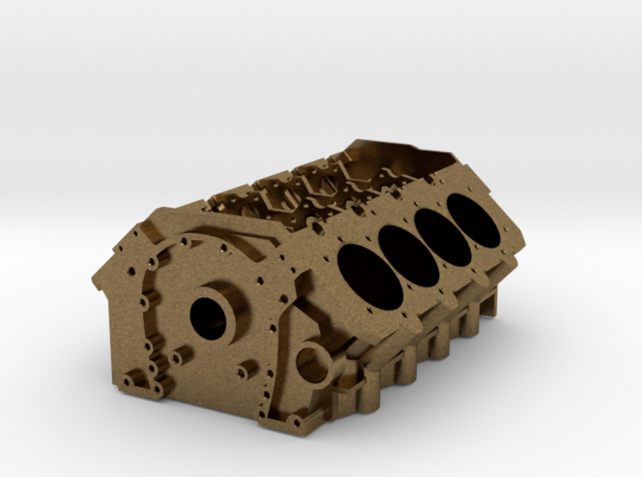 V8 Engine Block 3d printed