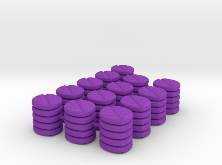 Leave stack Tokens (13 pcs) 3d printed 