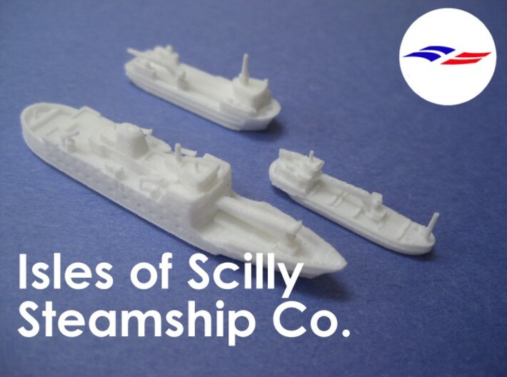1:1200 Isles of Scilly Steamship Co 3d printed