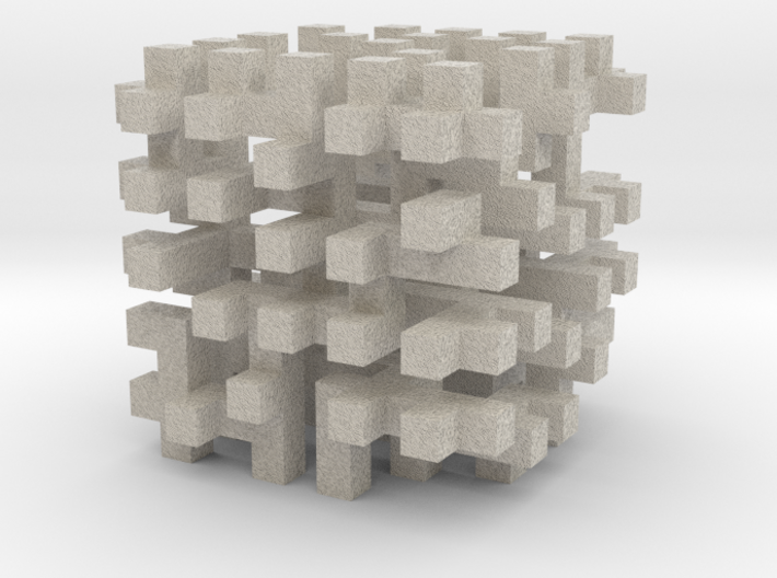 cube_10 3d printed