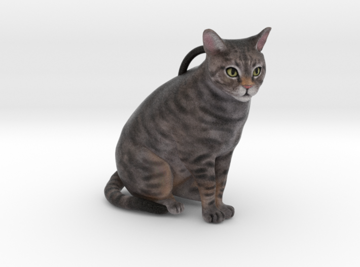 Custom Cat Ornament - Chillydog 3d printed