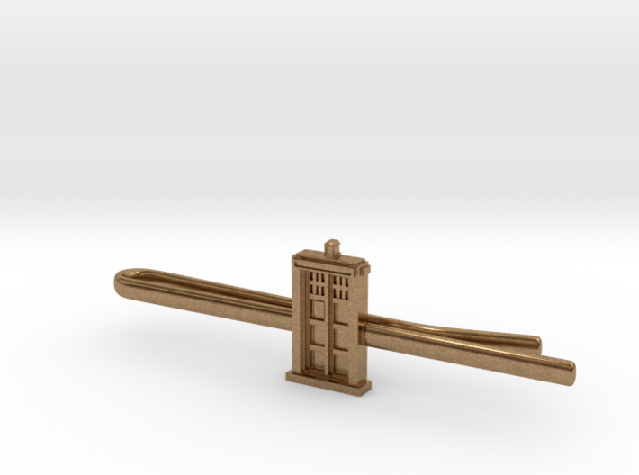 Doctor Who: TARDIS Tie Clip 3d printed