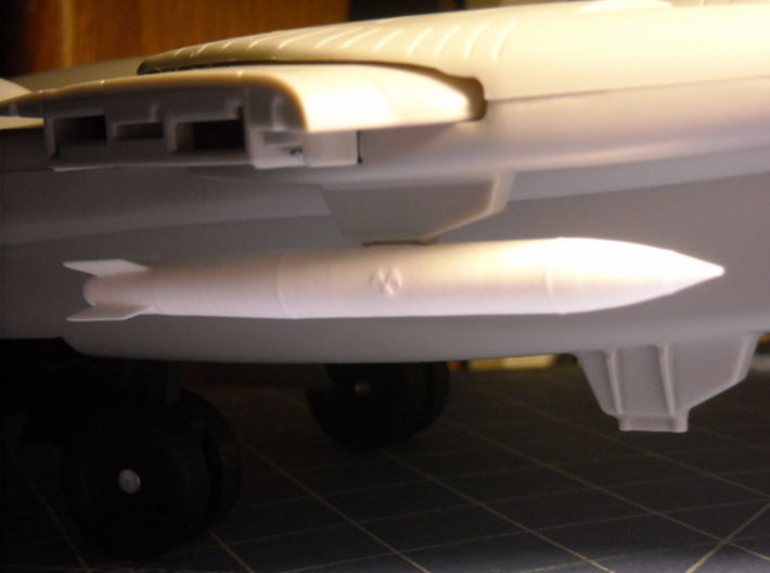 GI Joe scale B-61 Tactical Nuclear Weapon 3d printed 