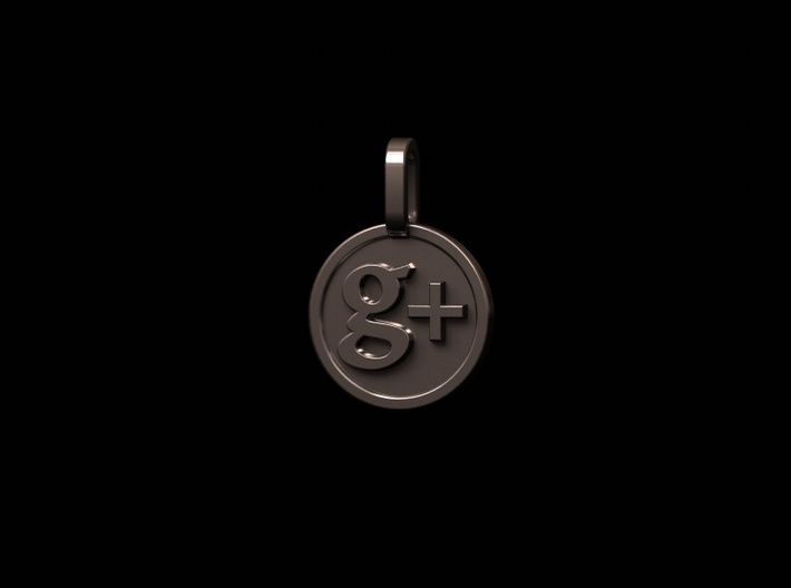 G+ pendant 3d printed 