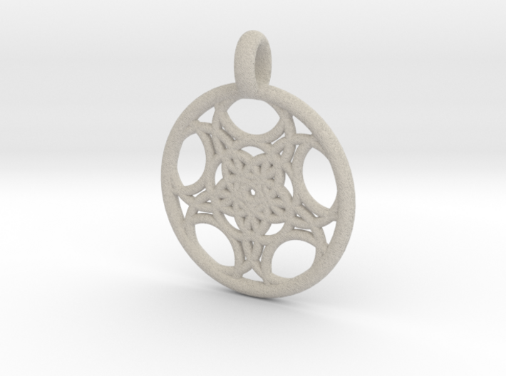 Euanthe pendant 3d printed