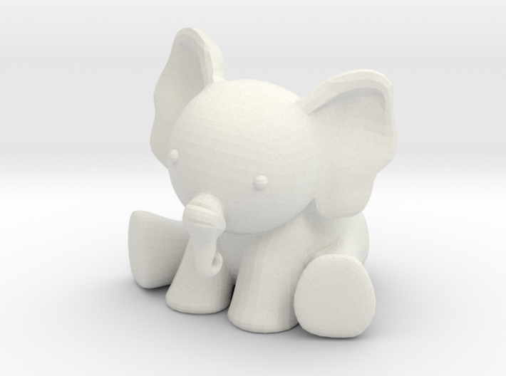 Phanpy: The Pink Elephant 3d printed