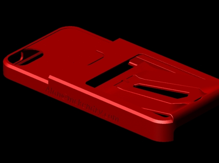 Tank Tri iphone 5 case w/ 3 CC 1ID holder Custom 3d printed 