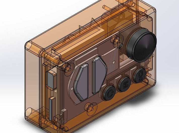 MoPro LensA (Mobius - GoPro Conversion Case) 3d printed 