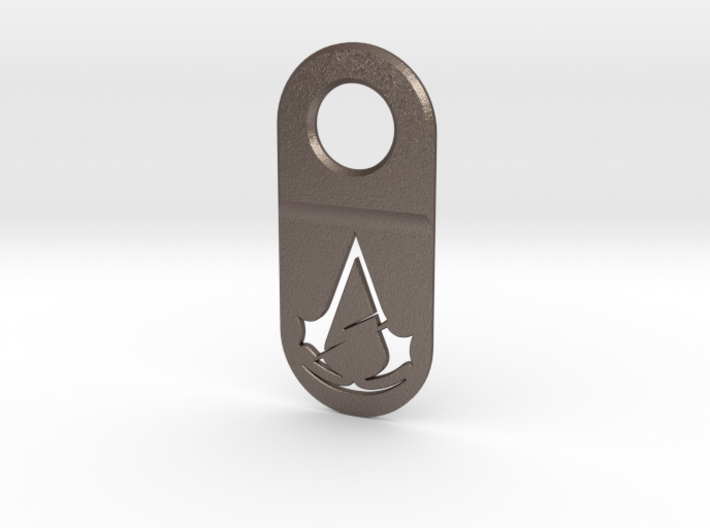 Assassin Unity Keychain Pendant (Hollow) 3d printed
