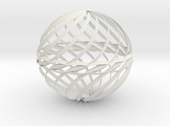 Decorative Ball Twist Spiral V2 3d printed