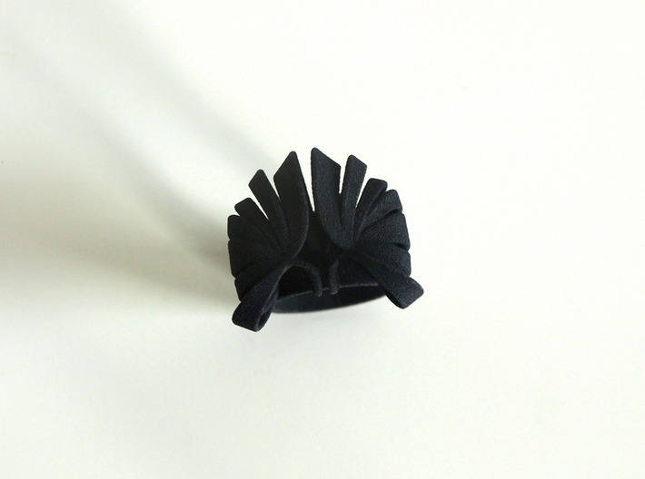 Pumpkin Ring Size 5 3d printed Black