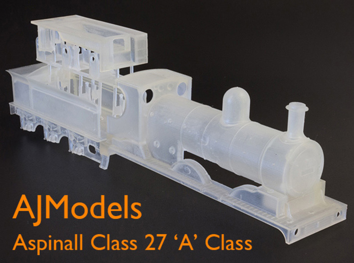 AJModels P03A L&Y A Class 27 for Bachmann Chassis 3d printed Frosted Ultra Detail test print