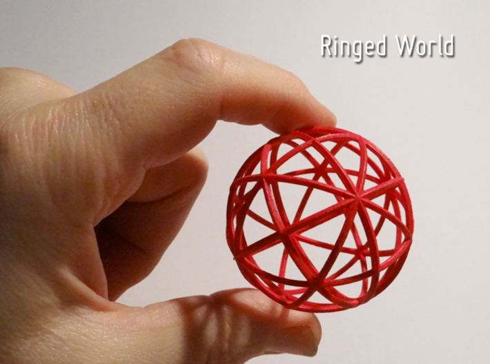 Ringed World 3d printed