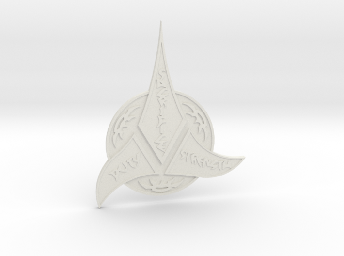 Klingon Insignia 3d printed