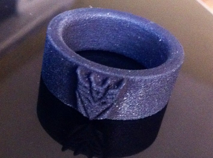 Decepticon Ring 3d printed 