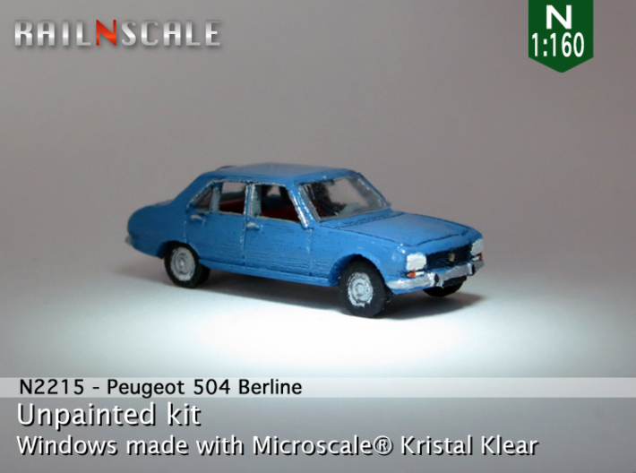 Peugeot 504 (N 1:160) 3d printed