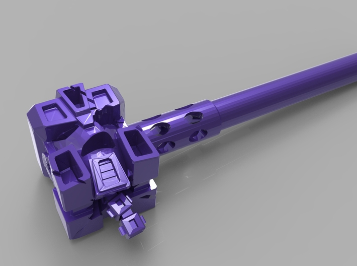 Ignoble Foe - 5mm Makeshift Battle Hammer  3d printed 