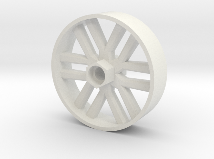 BP8 front wheel for foam tires 60mm 3d printed