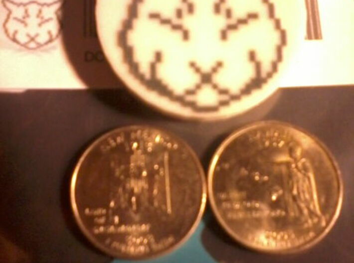 Deluxe Ulysses Token 3d printed The first test print - perfect!