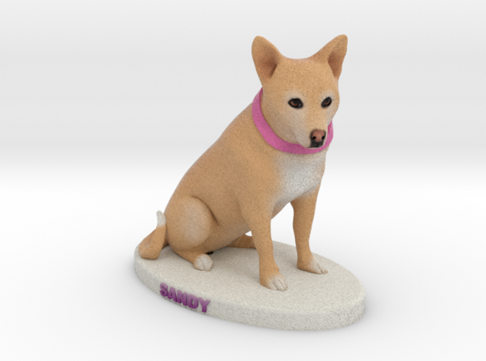 Custom Dog Figurine - Sandy 3d printed