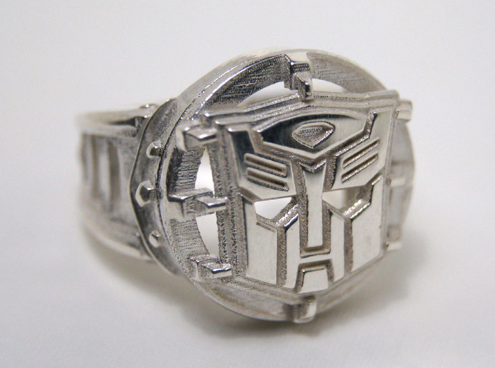 Autobot Ring Size 10 3d printed