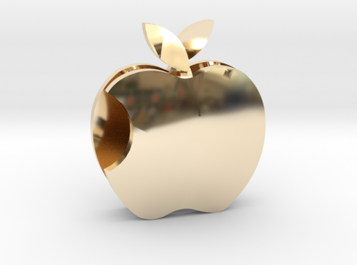 Apple pendant Love 3d printed